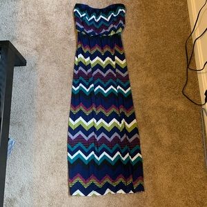 Trixxi Zig Zag Maxi Dress